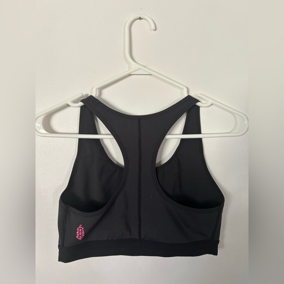Free People Movement Sports Bra Black And Pink Size Small - Picture 7 of 8